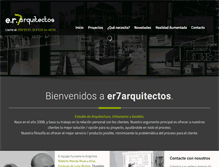 Tablet Screenshot of er7arquitectos.com